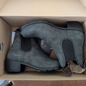 Blundstone Rustic Black Elastic Sided Boots